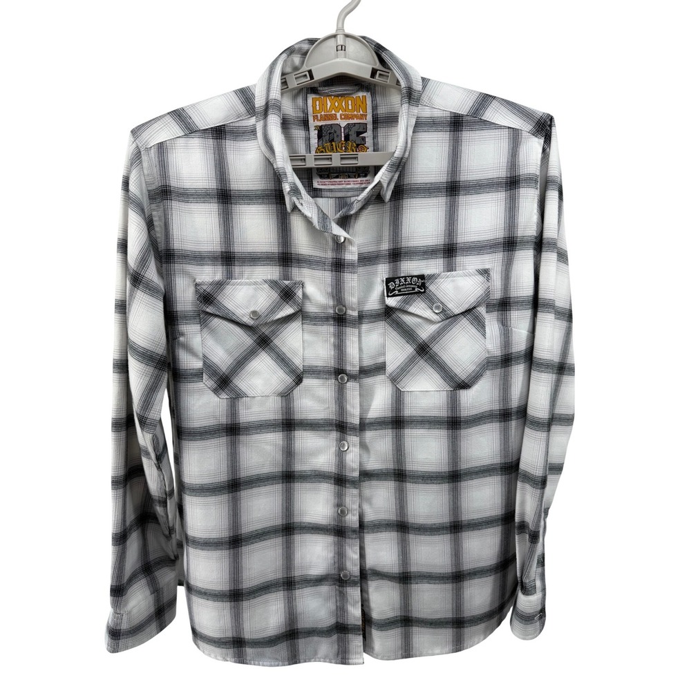 DIXXON FLANNEL COMPANY Guera Plaid Long Sleeve Snap Button Shirt Women's‎ 2XL